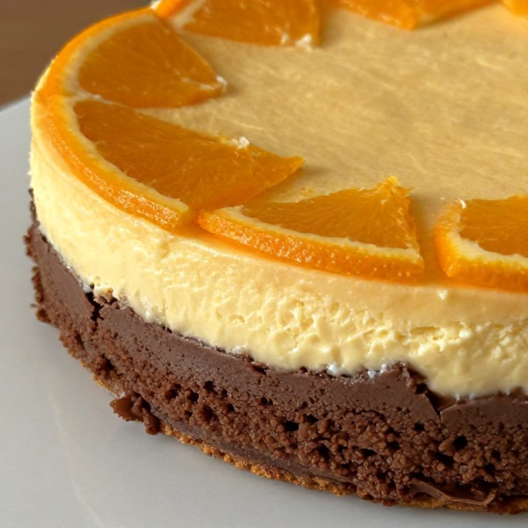 chocolate orange cheesecake