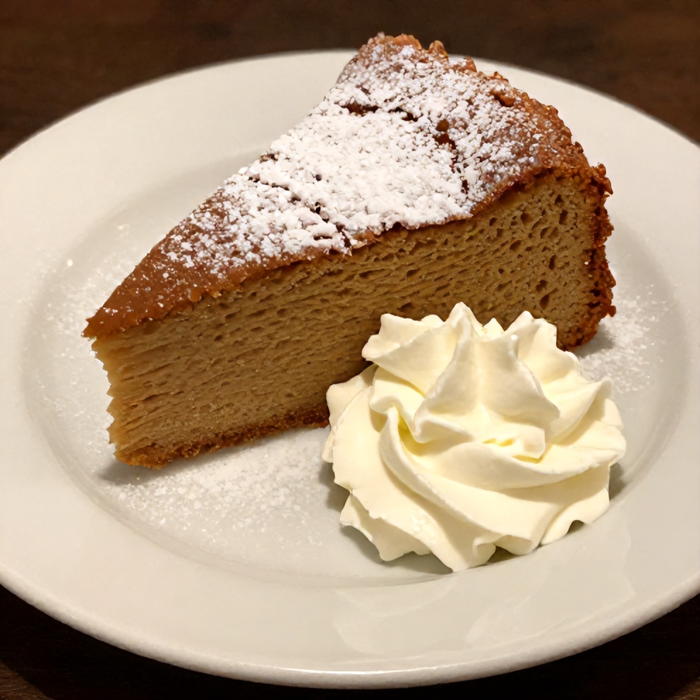 Sliced Brown Sugar Chai Cake on a dessert plate