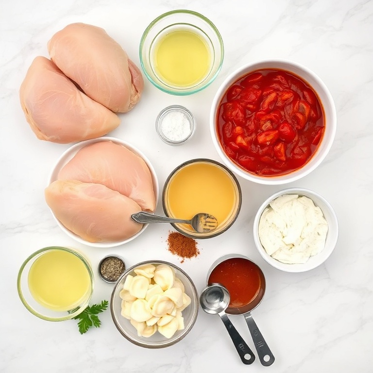 Crock Pot Chicken Parmesan Soup ingredients