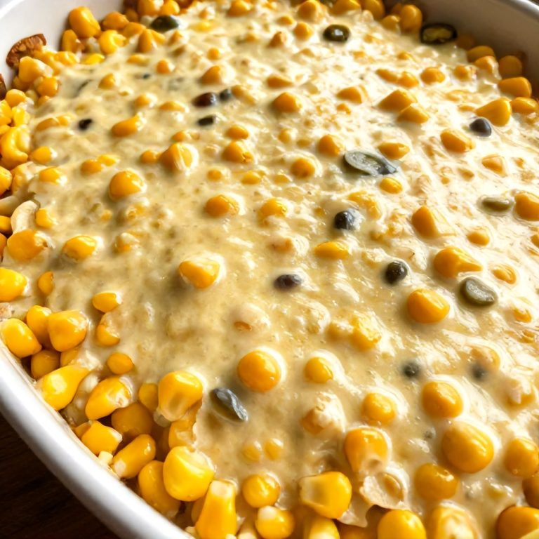 creamy jalapeño popper corn casserole