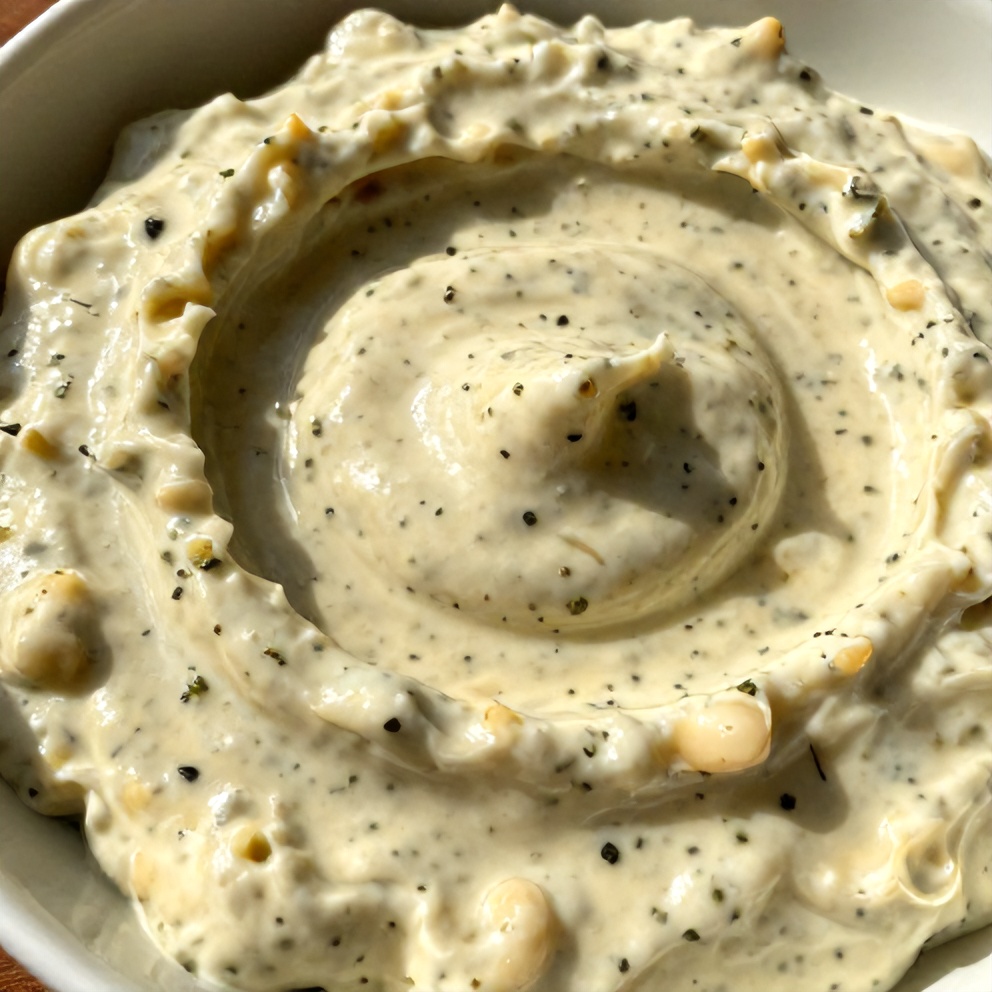 Creamy Lemon Herb White Bean Dip