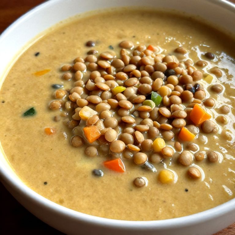 Creamy Moroccan Harissa Lentil Soup
