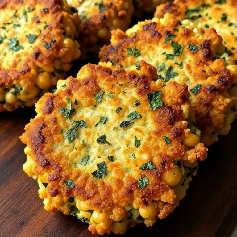 crispy baked chickpea patties