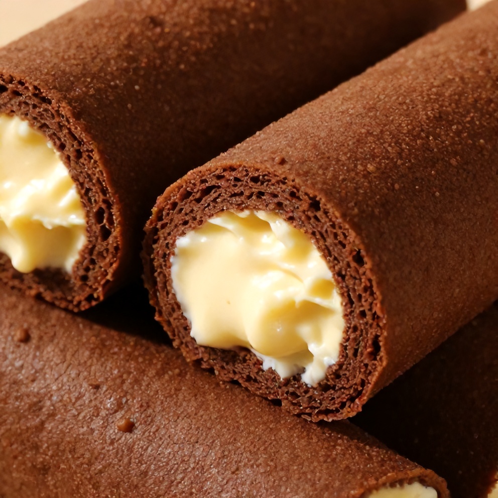 Crispy Chocolate Rolls