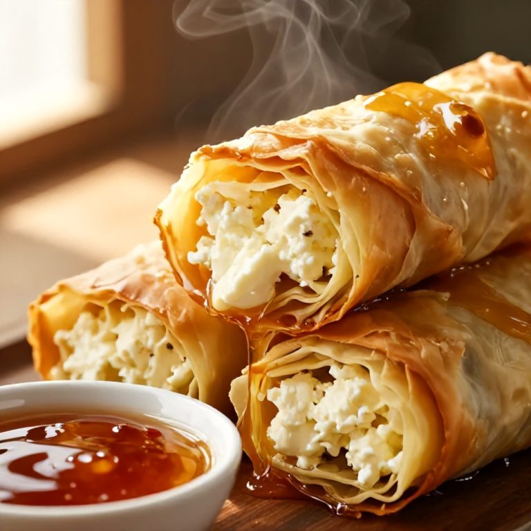 Crispy Feta Phyllo Rolls