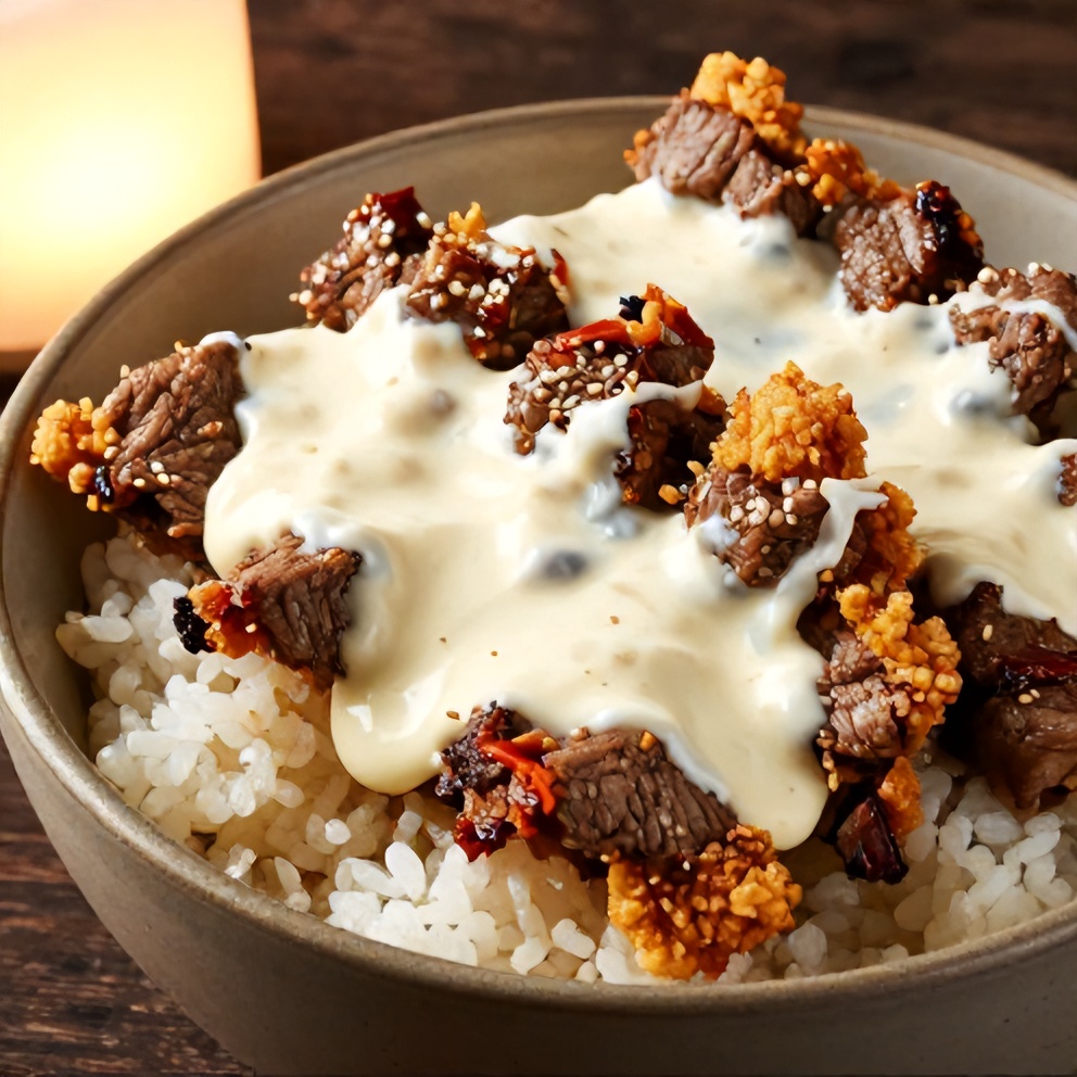 Korean BBQ Steak Rice Bowls