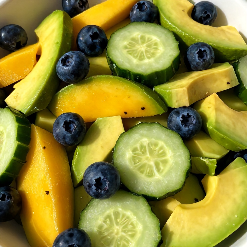 mango cucumber salad