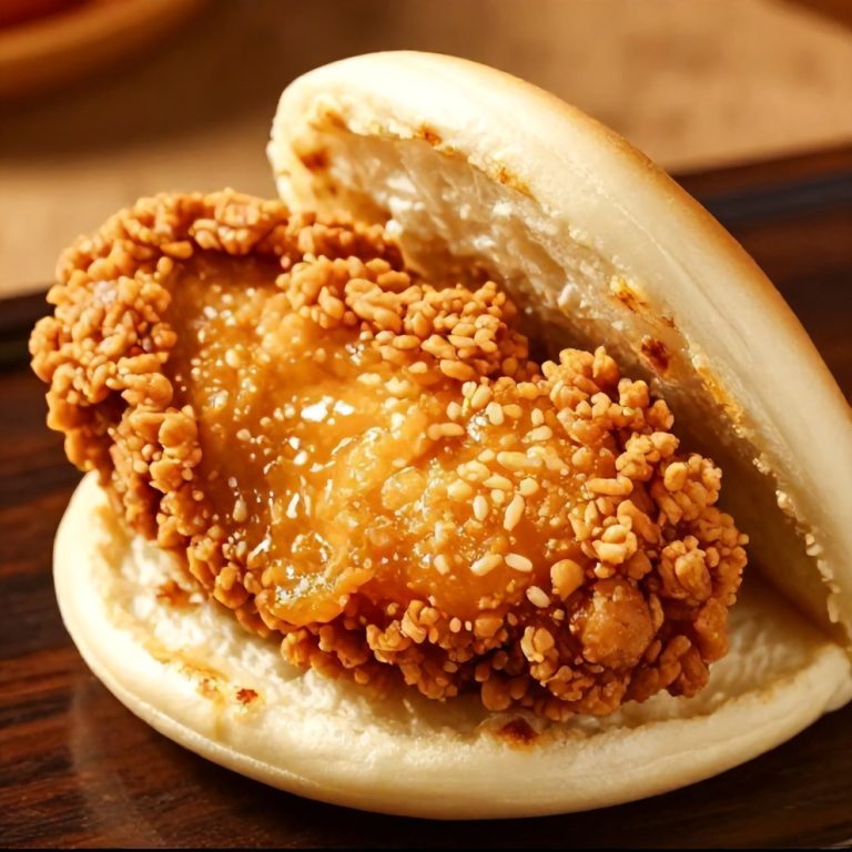 crispy chicken bao buns