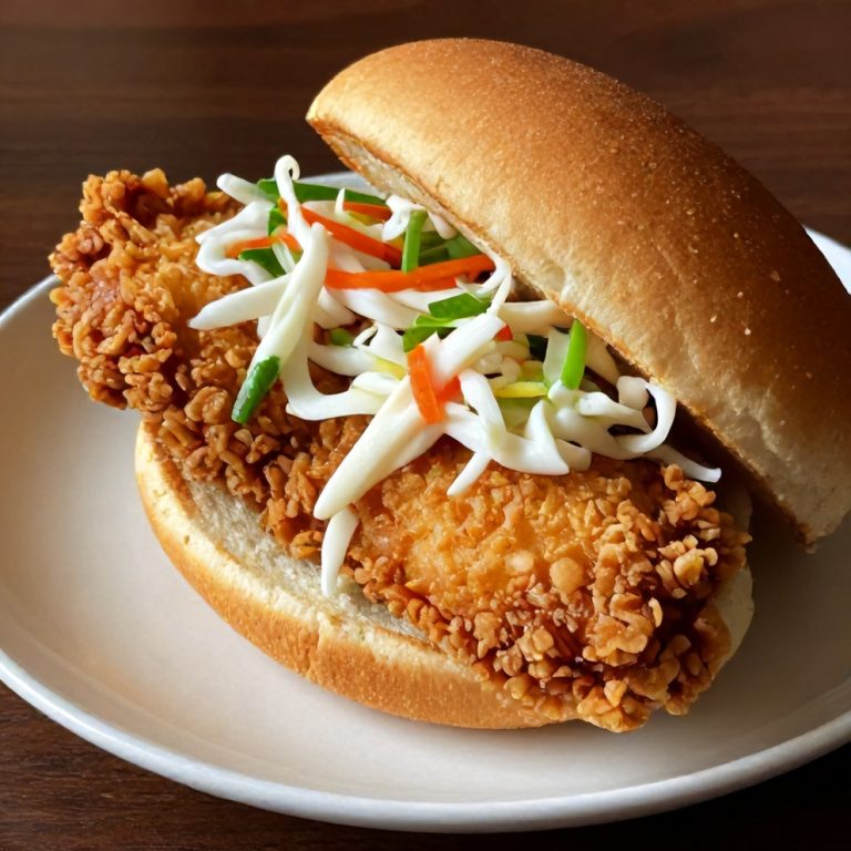 Crispy Thai Fried Chicken Sandwich