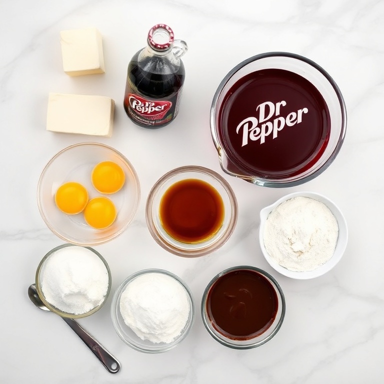 Dr Pepper Brownies Ingredients
