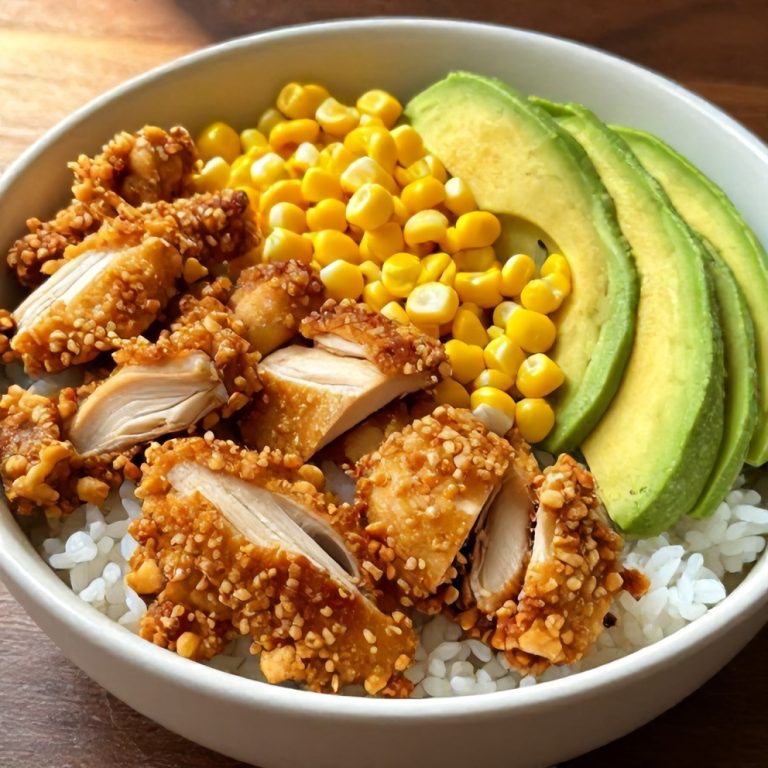 Easy 30-Minute Street Corn Chicken Rice Bowl