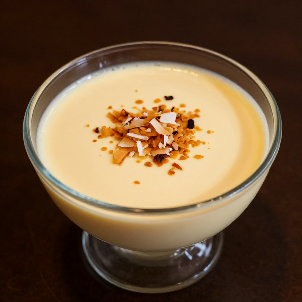 Finished Brazilian Coconut Pudding