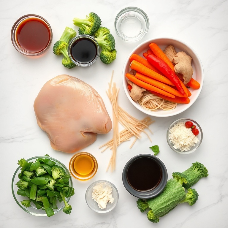 Chicken Ramen Stir Fry Ingredients