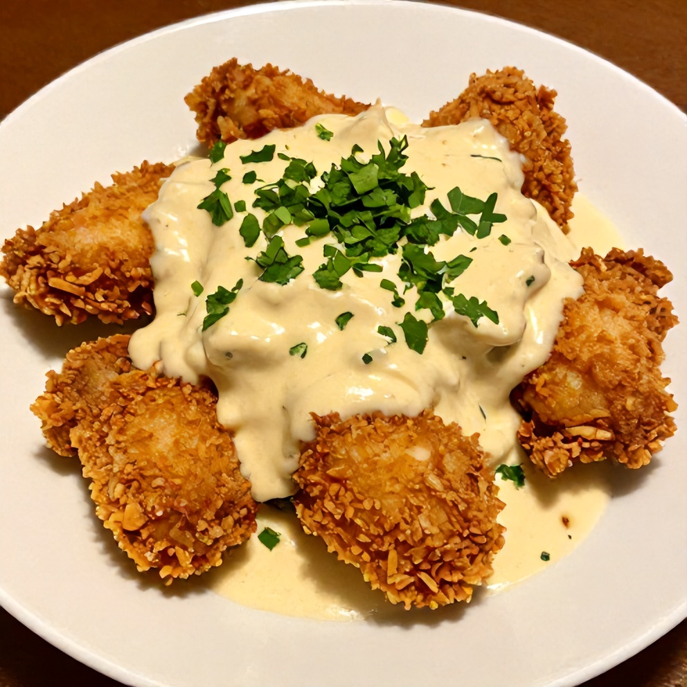 Plated Easy Coconut Chicken