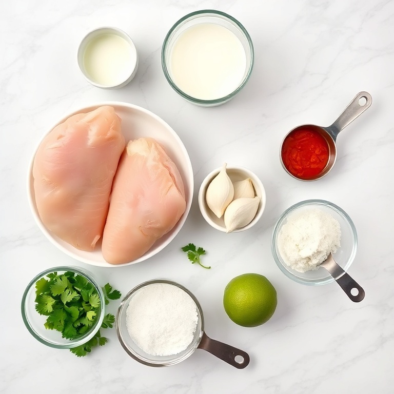 Easy Coconut Chicken Ingredients