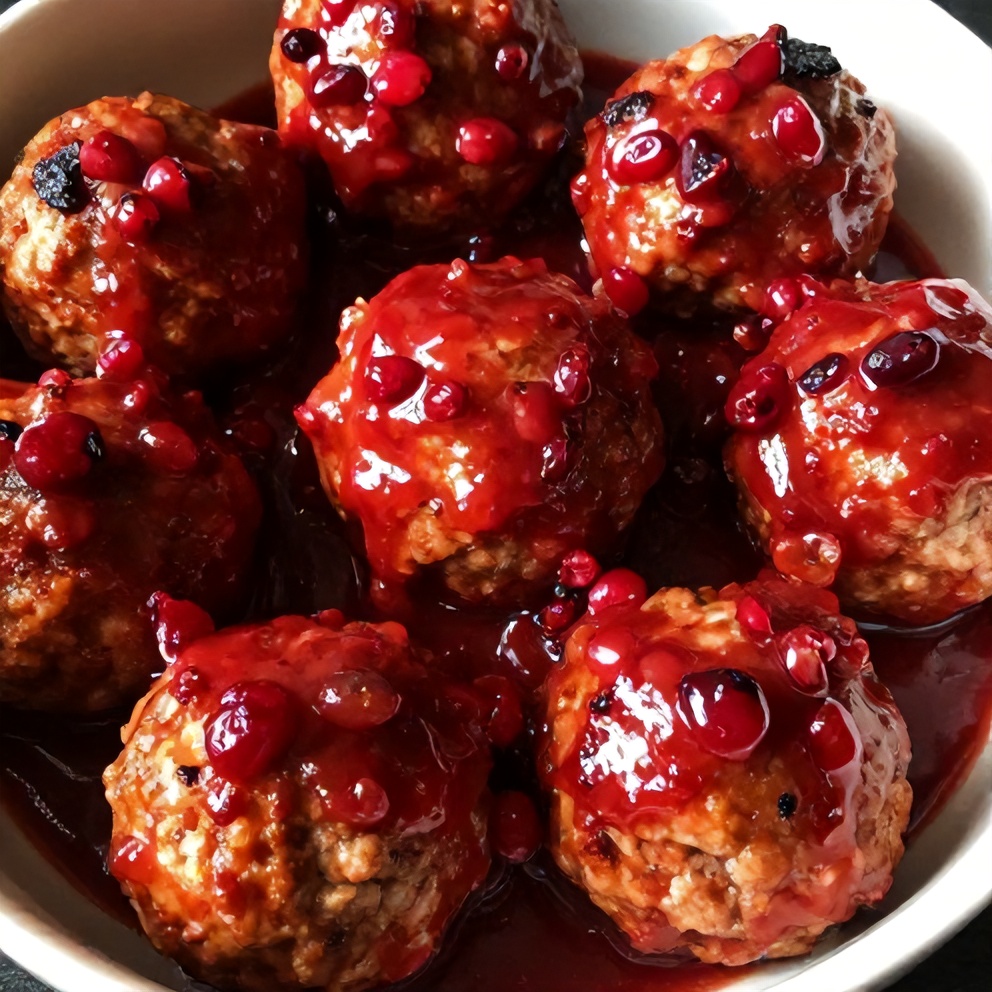 easy cranberry meatballs