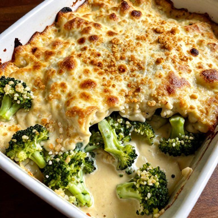 Easy Creamy Broccoli Quinoa Bake
