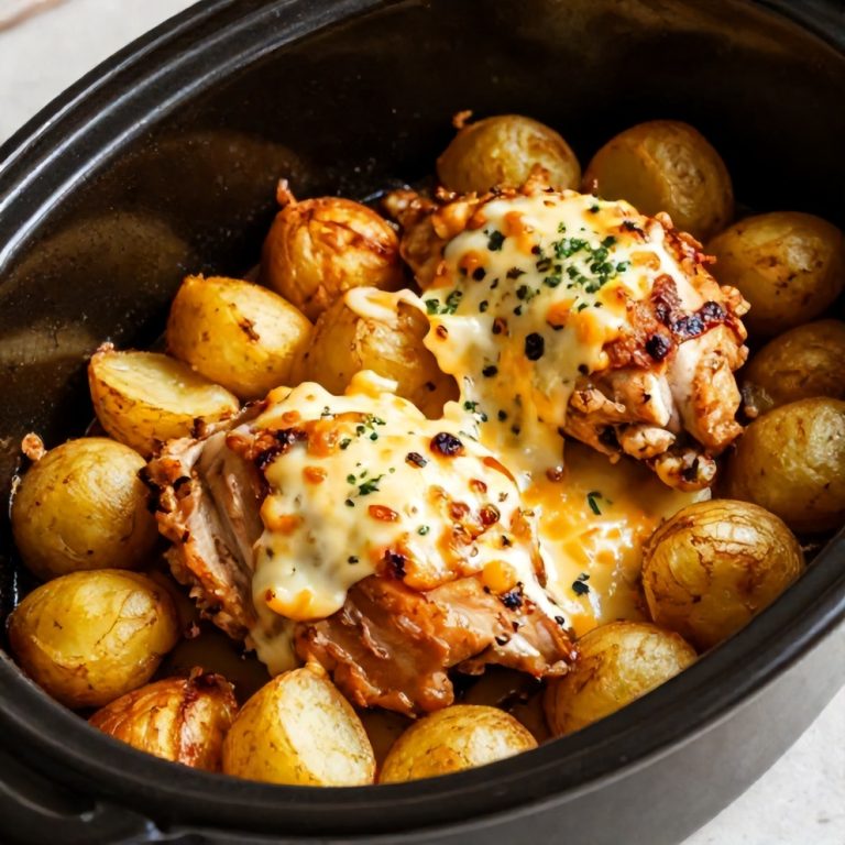 easy garlic parmesan chicken crockpot