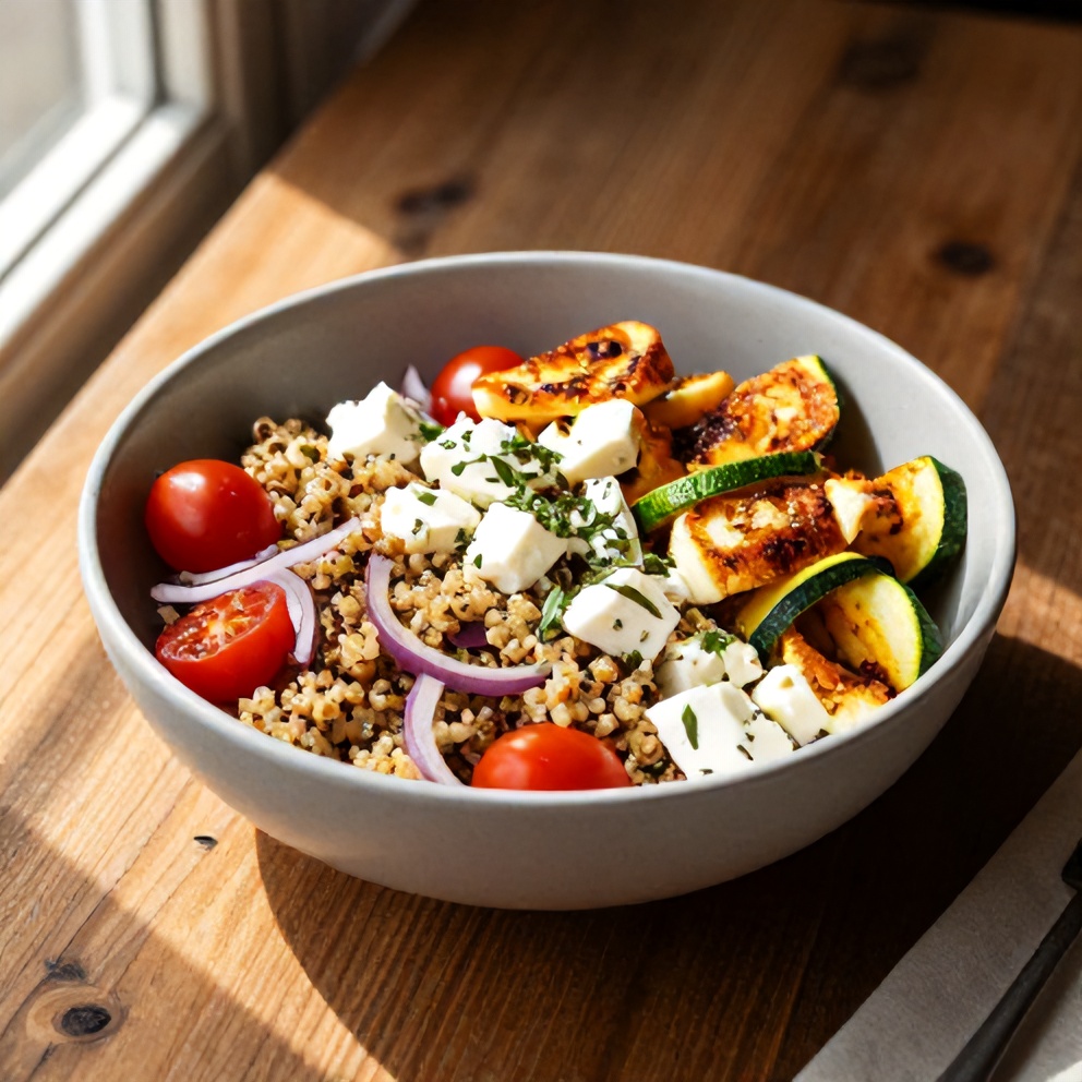 Easy Greek Grain Bowl