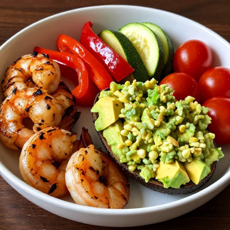 Easy Grilled Shrimp and Avocado Bowl