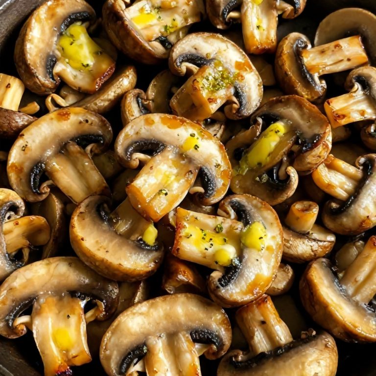 herb butter sautéed mushrooms