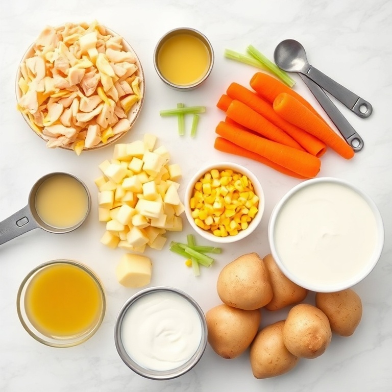 Chicken and Corn Chowder Ingredients