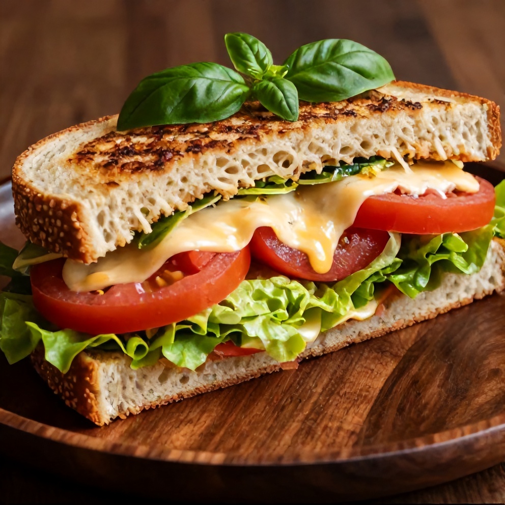 Italian Grinder Salad Sandwich ready to serve