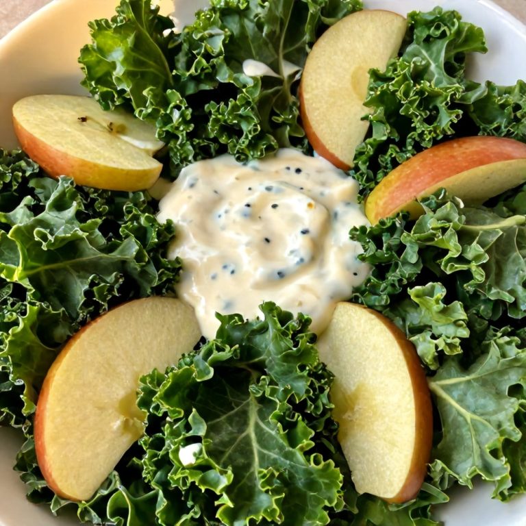 easy kale apple salad