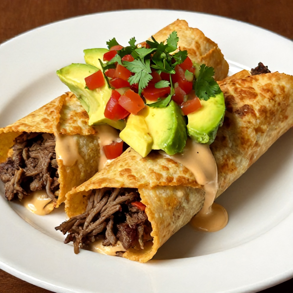 Keto Beef Crunchwraps with Cheesy Sauce