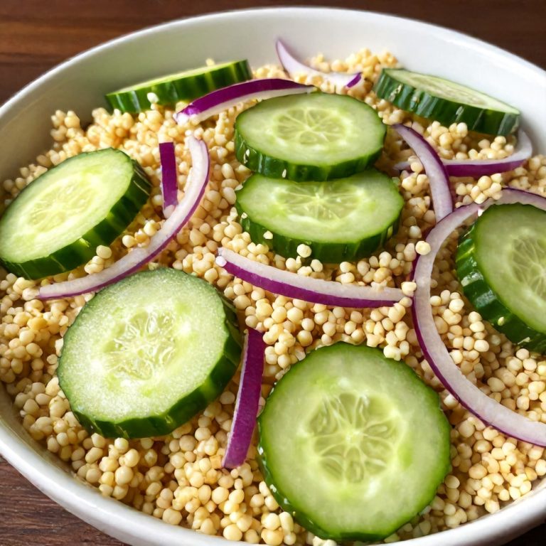 Easy Lemon Cucumber Couscous Salad