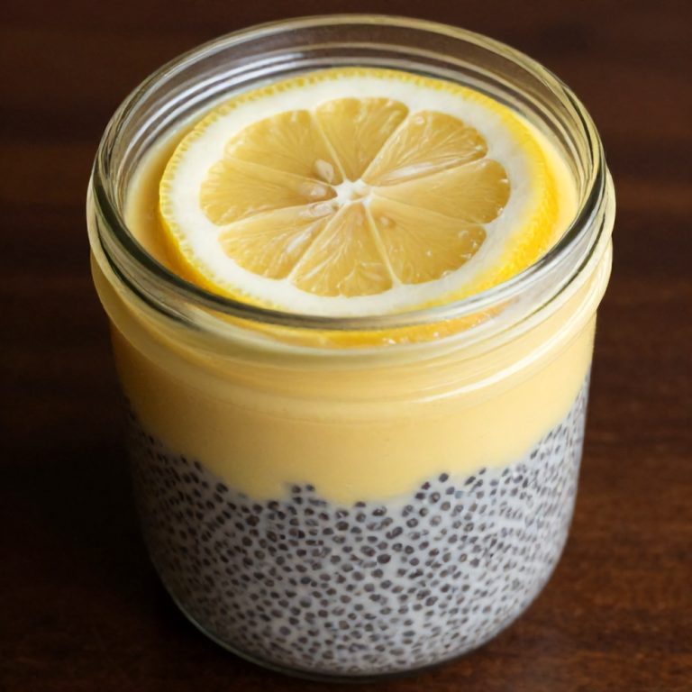 Easy Lemon Curd Chia Pudding