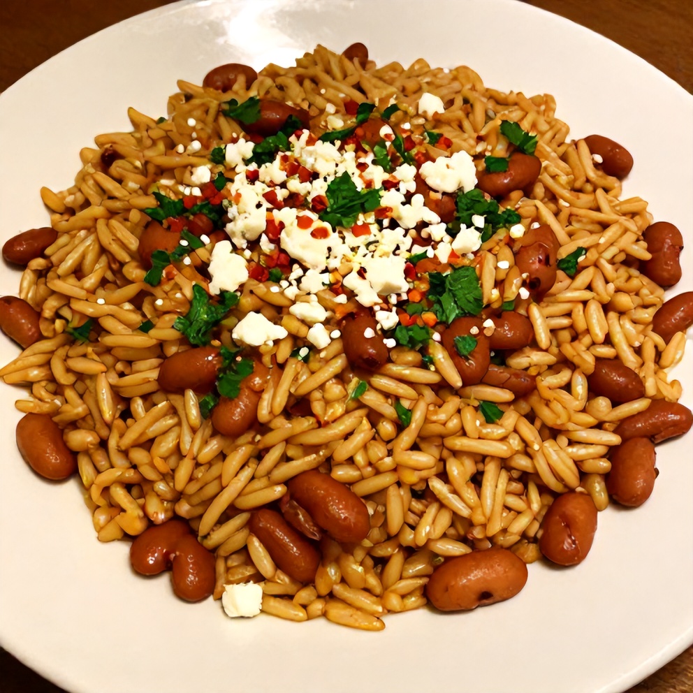 Mediterranean Orzo and Beans One-Pot Dinner