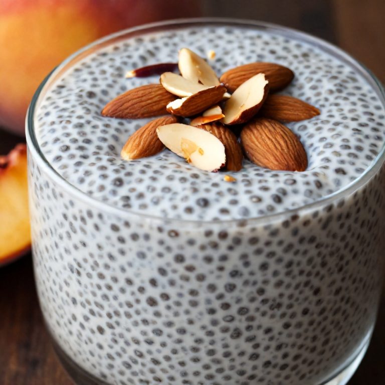 Easy Peach Chia Pudding