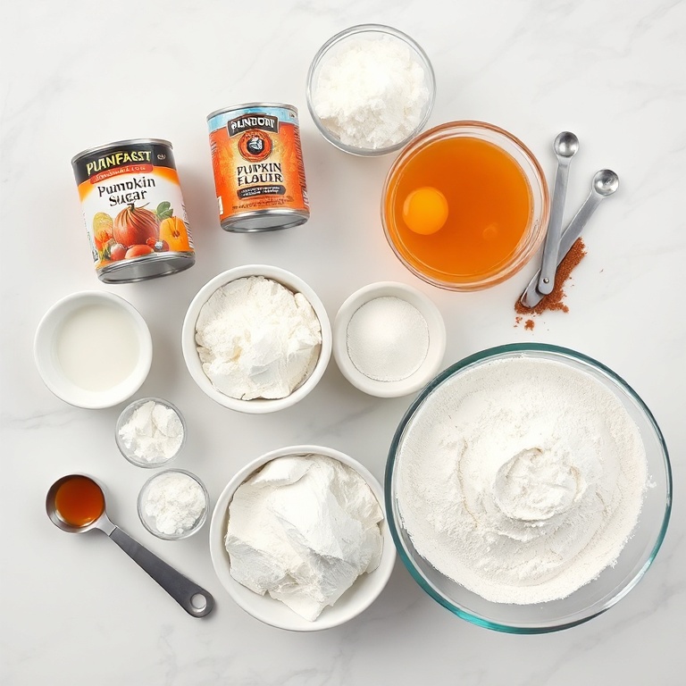 Pumpkin Roll Ingredients