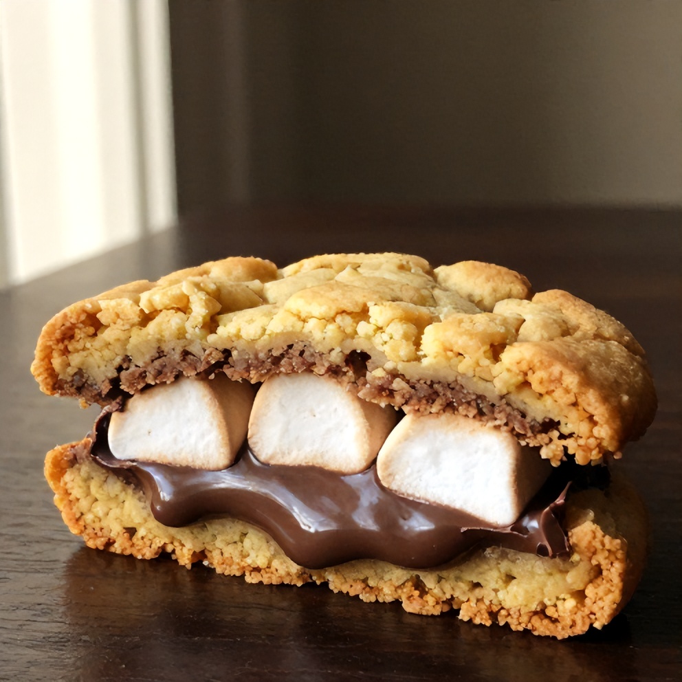 easy s'mores cookie cake