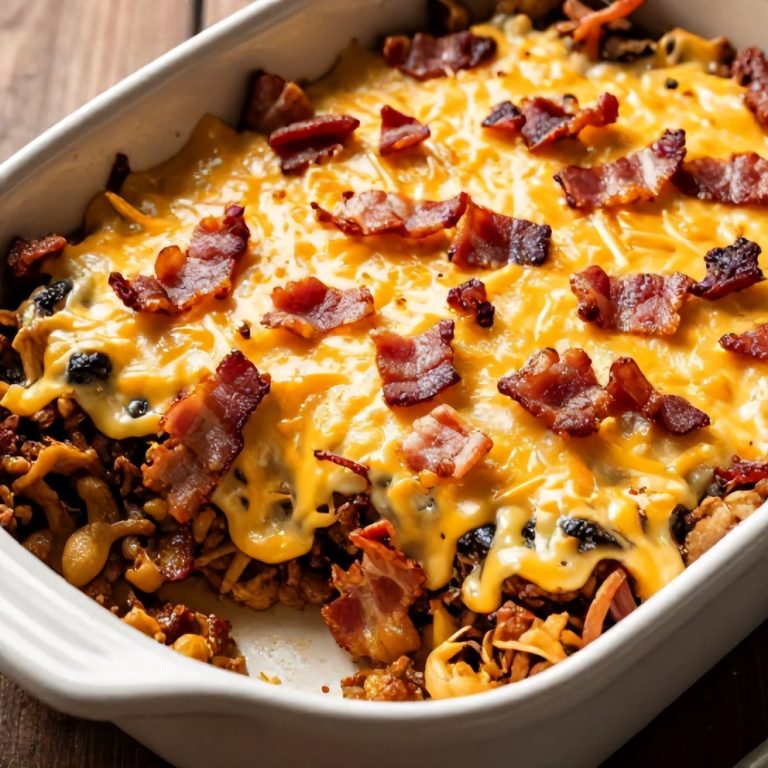 Easy Slow Cooker Cowboy Casserole