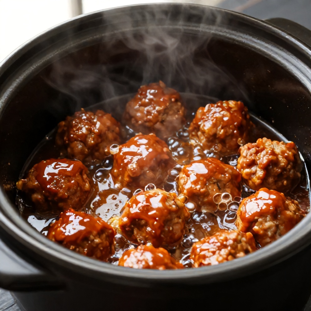 slow cooker sweet and sour meatballs