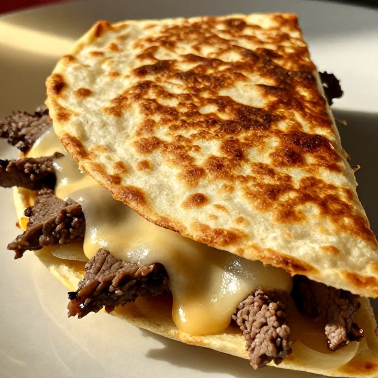 easy steak cheese quesadillas