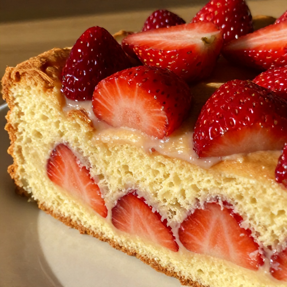 Easy Strawberry Earthquake Cake