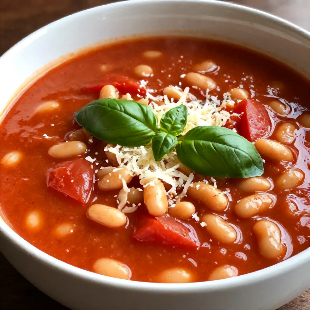 Easy Tomato and White Bean Soup