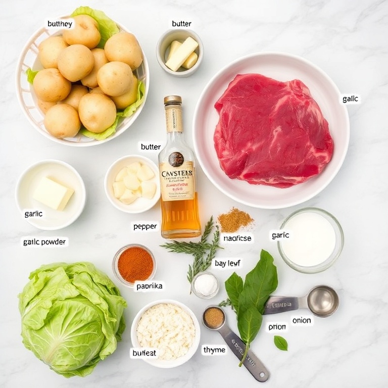 Irish Whiskey Steak Ingredients