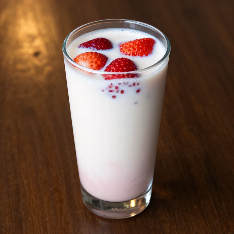 Korean strawberry milk