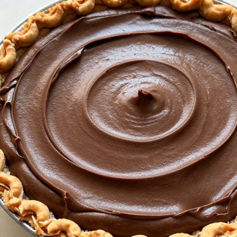 no-bake chocolate peanut butter pie