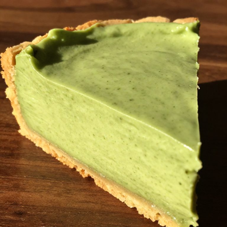 no-bake matcha coconut cream tart