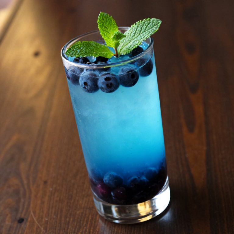 Refreshing Blueberry Coconut Water Drink