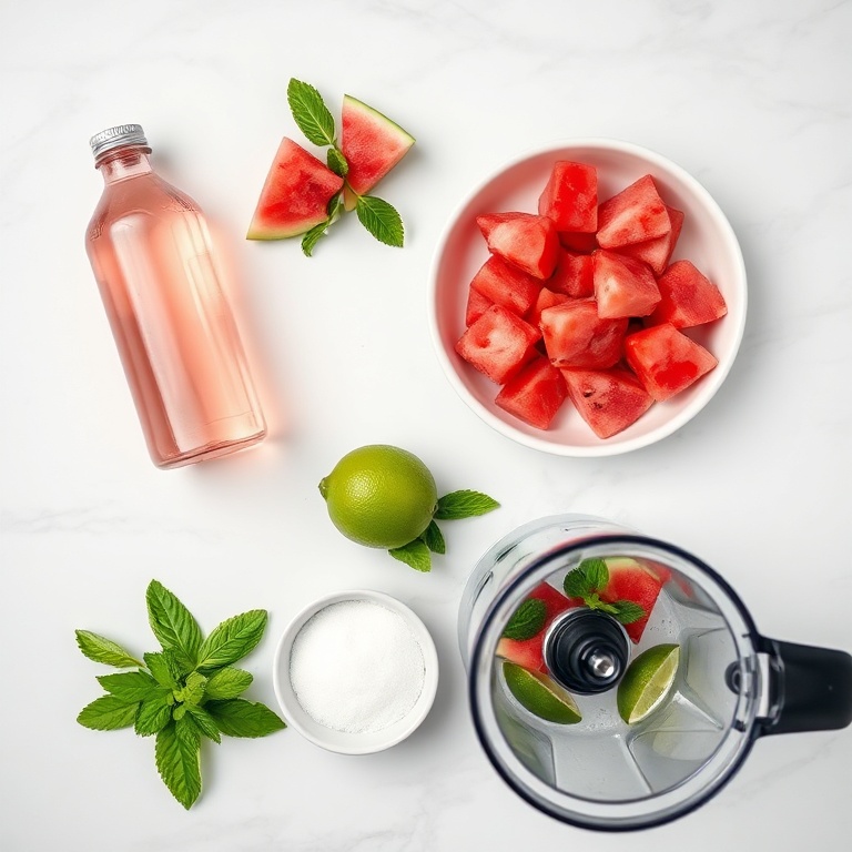 Watermelon Rose Cooler ingredients