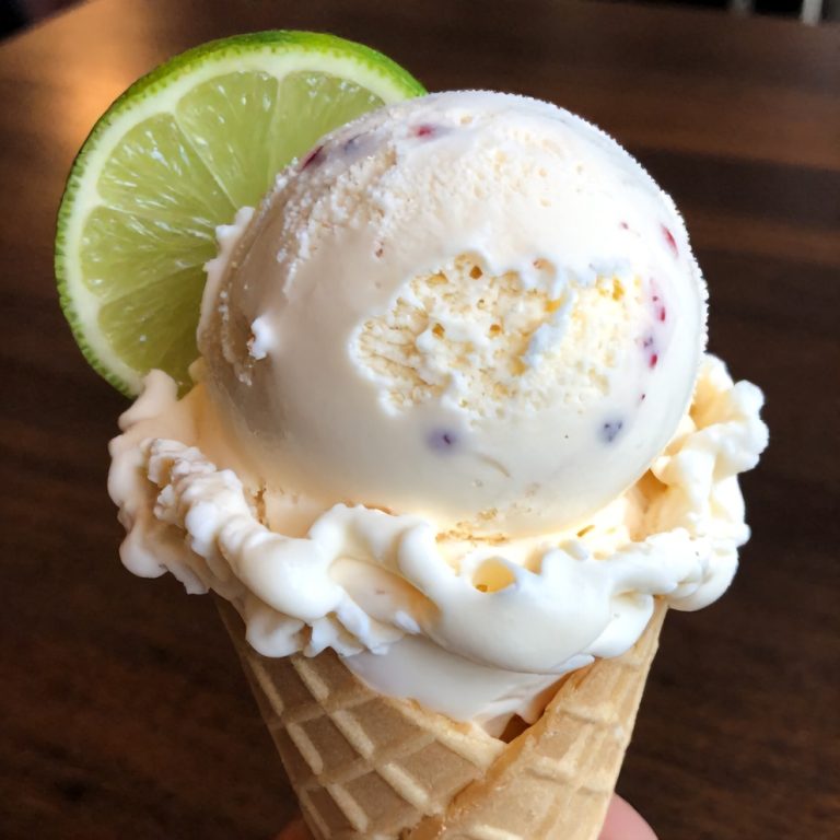 Strawberry Basil Ice Cream