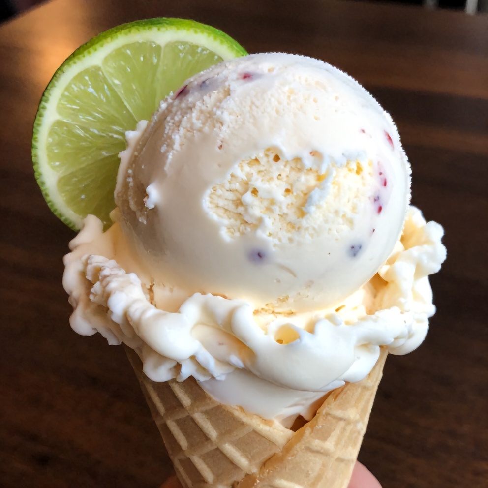 Strawberry Basil Ice Cream