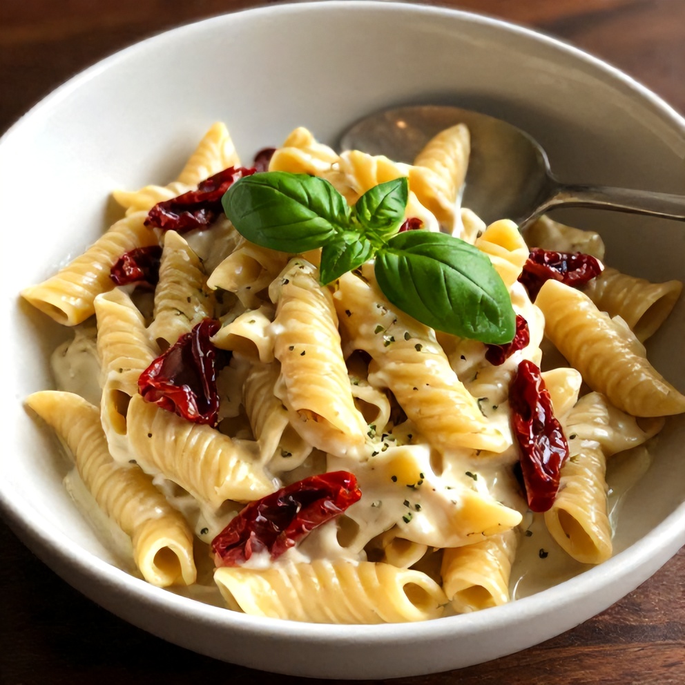 vegan sun dried tomato pasta