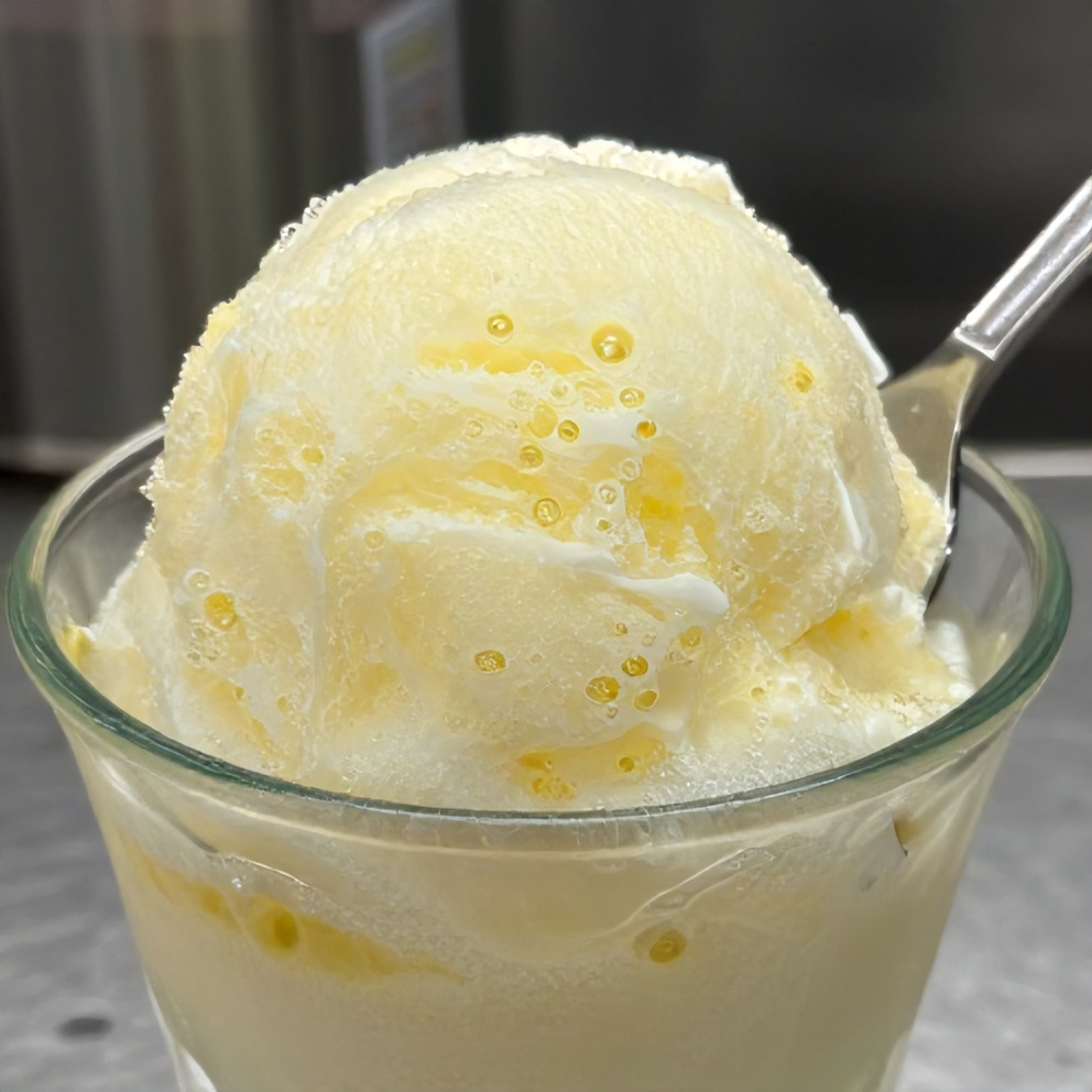Basil Lemon Granita